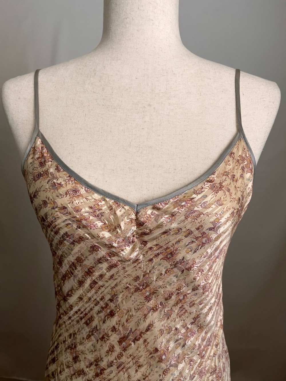 Y2K Vintage! Rebecca Taylor - Silk Bias Cut Dress - 8 - Picture 6 of 13